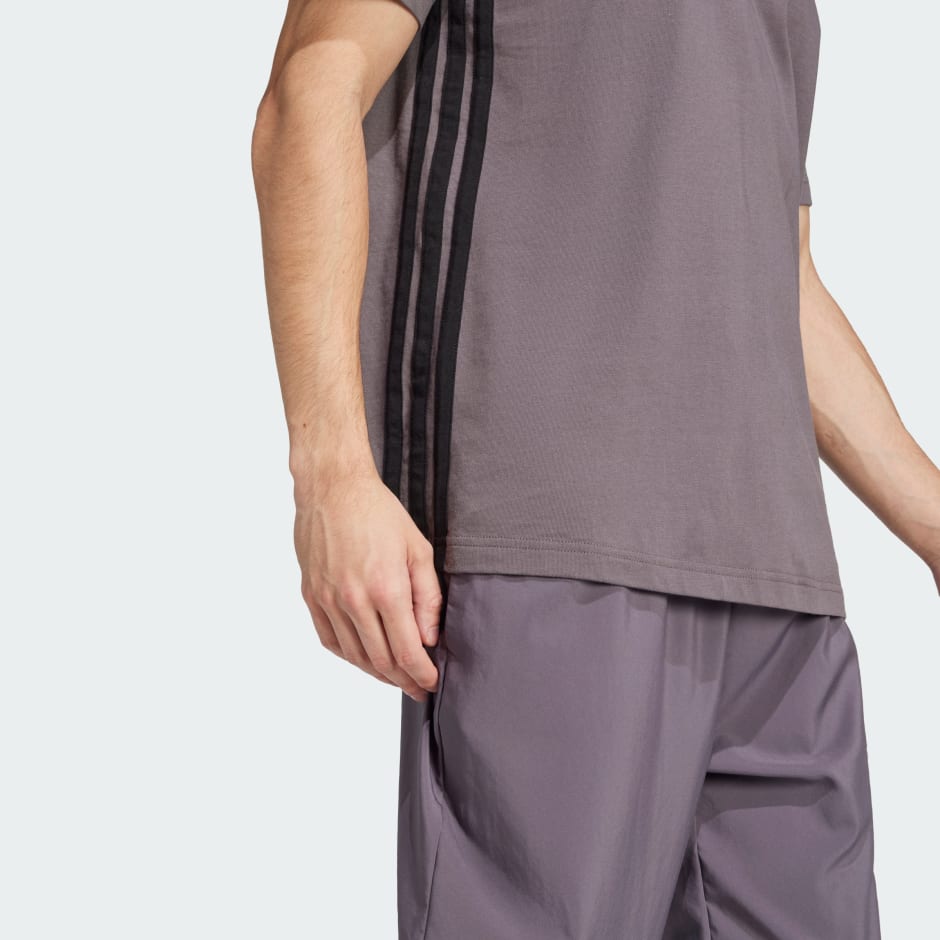 تيشيرت Essentials 3-Stripes Single Jersey