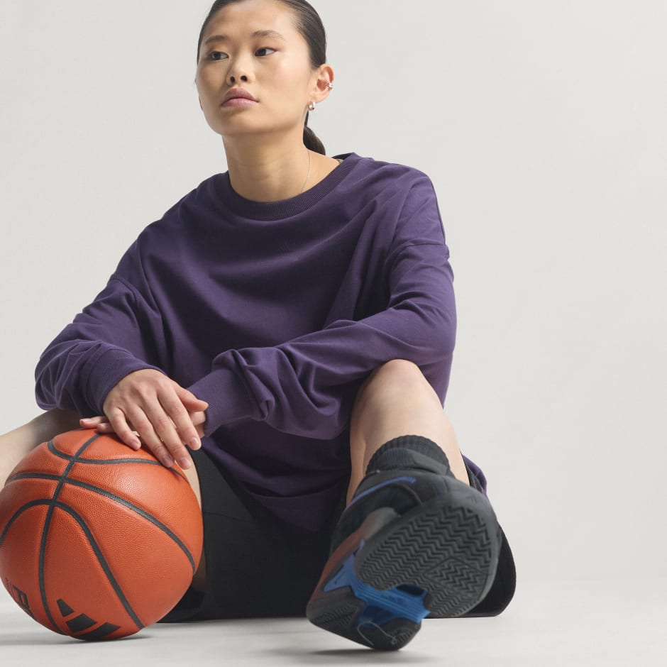 Tricou adidas Basketball cu m&acirc;necă lungă (unisex)