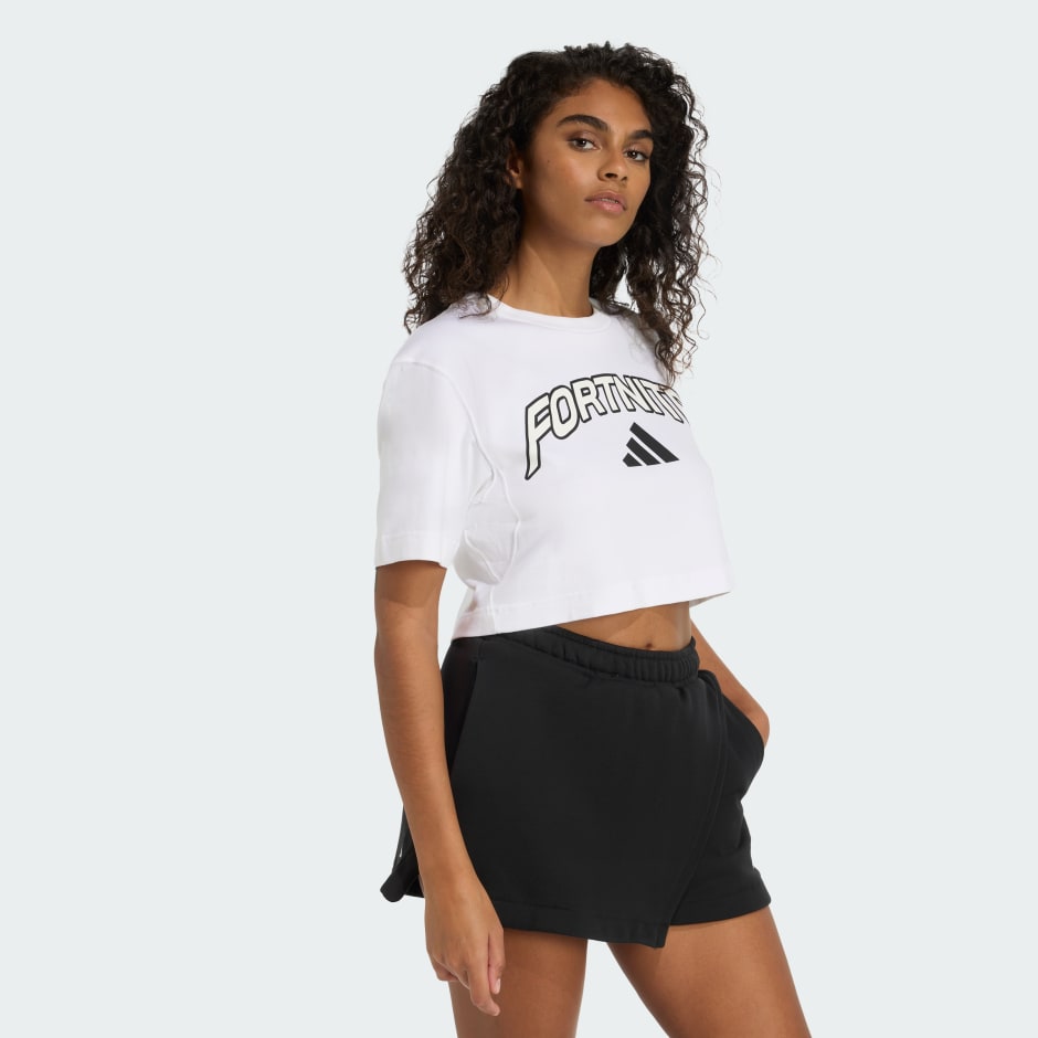 adidas x Fortnite Crop Tee