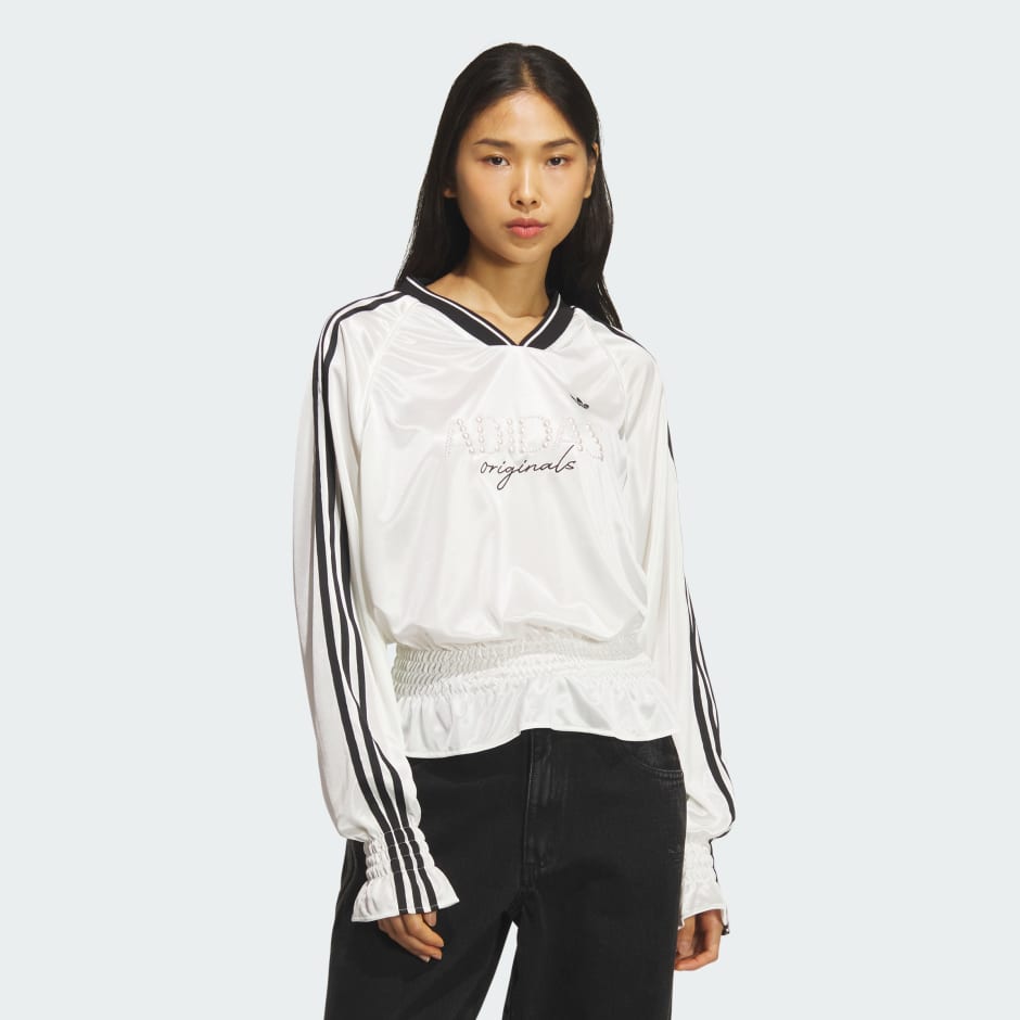 SMOCKED 汗布長袖 T 裇