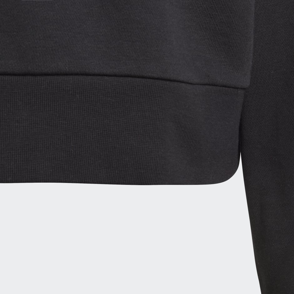 adidas Adicolor Cropped Hoodie - Black KE adidas 