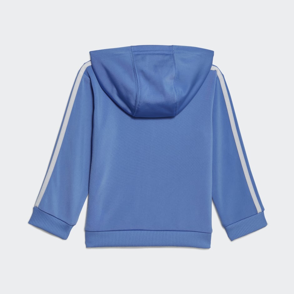 monteren Optimisme Huis Kids Clothing - Essentials Shiny Hooded Track Suit - Blue | adidas Saudi  Arabia