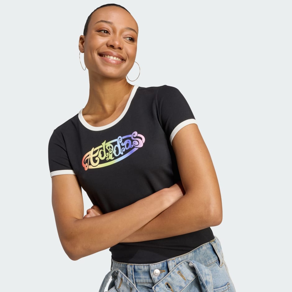 Tricou adidas x Jeremy Scott cu imprimeu grafic, Slim Fit