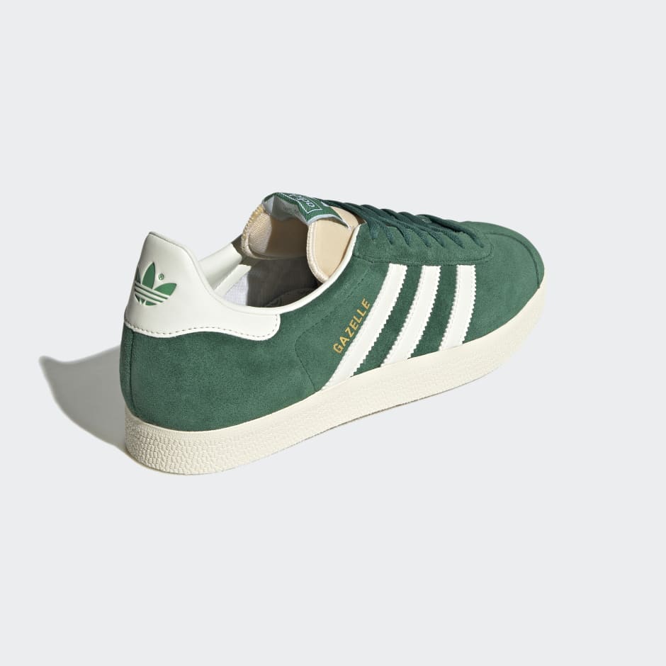 Adidas gazelle shoes women's green sale