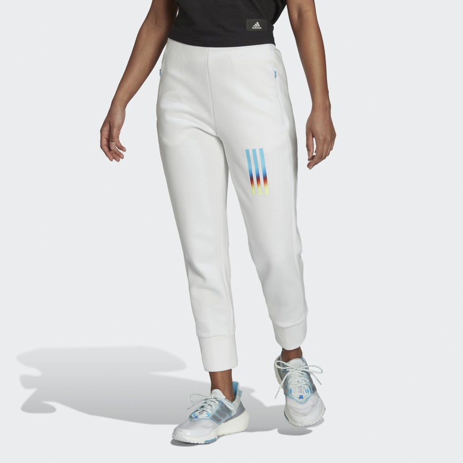 Forvirret dobbelt Rejse adidas Mission Victory Slim-Fit High-Waist Pants - White | adidas IQ