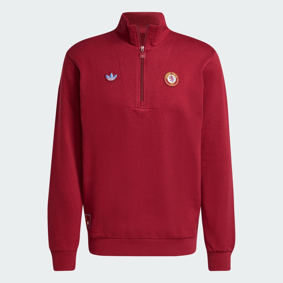 Top cu fermoar 1/2 Aston Villa FC Terrace Icons