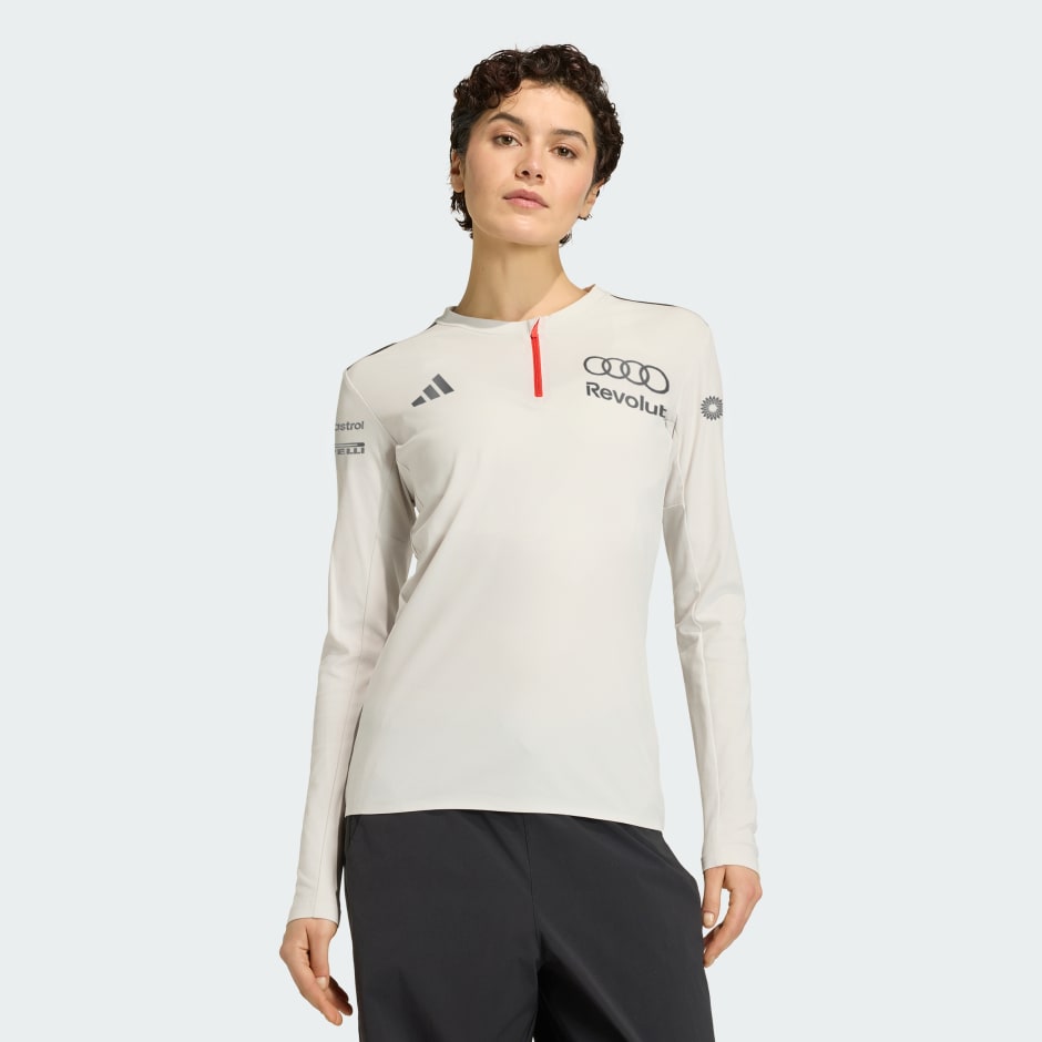 Tricou POLO CU M&Acirc;NECĂ LUNGĂ AUDI FORMULA ONE TEAM ENGINEERS & MARKETING