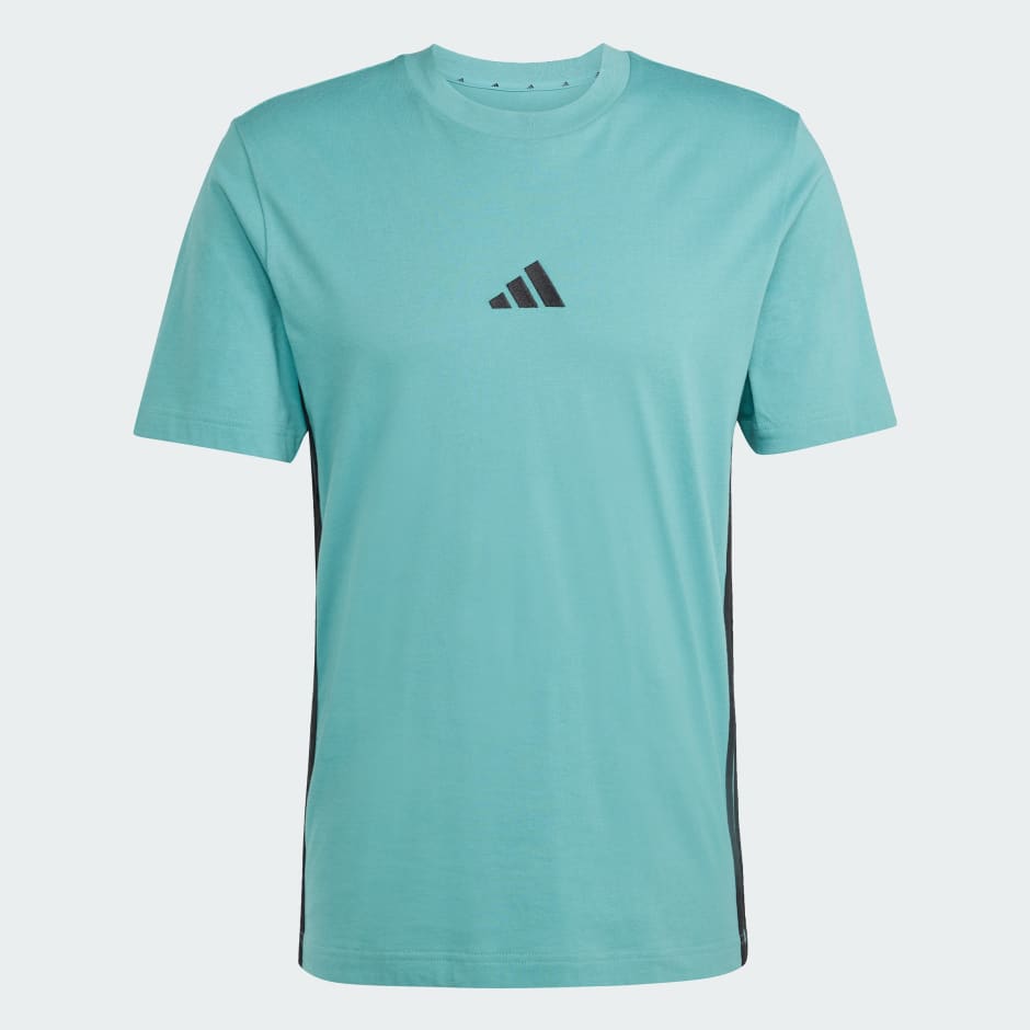 Essentials 3-Stripes Single Jersey Tee