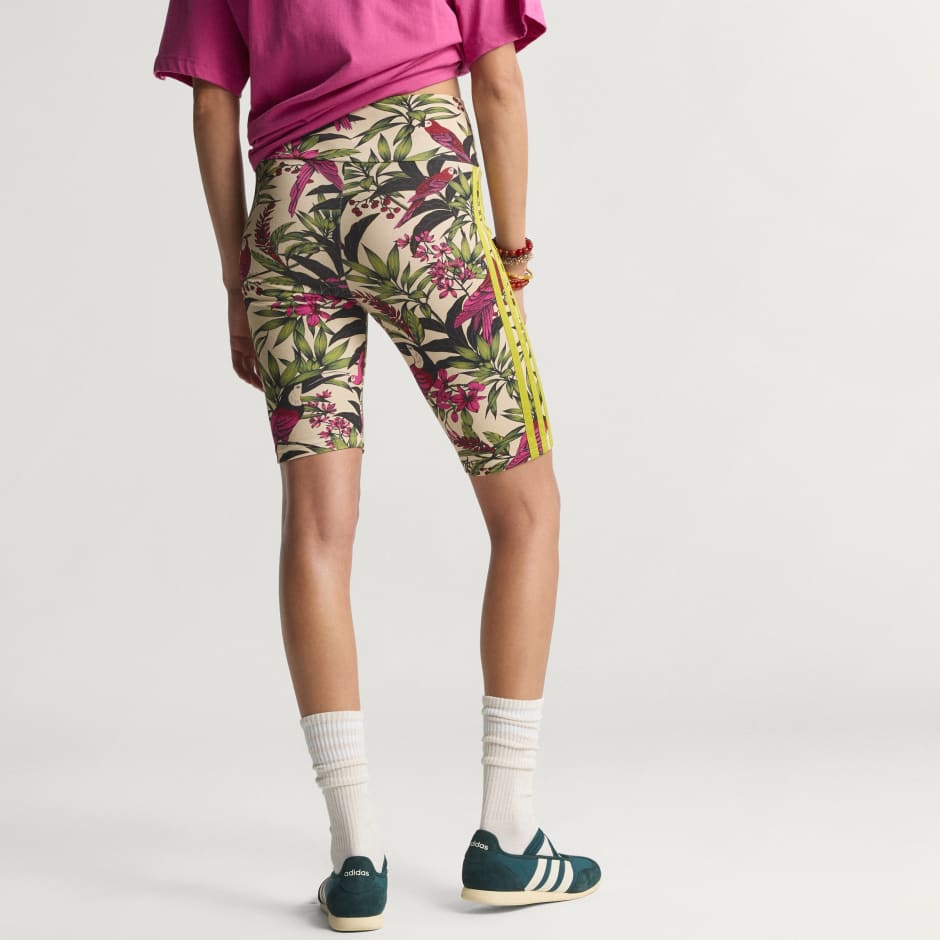 PANTALONI SCURȚI DE CICLISM ADIDAS x FARM RIO