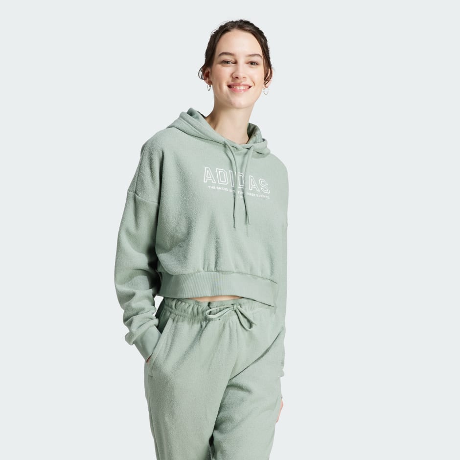 Clothing - Last Days of Summer Track Suit Hoodie - Green | adidas Oman