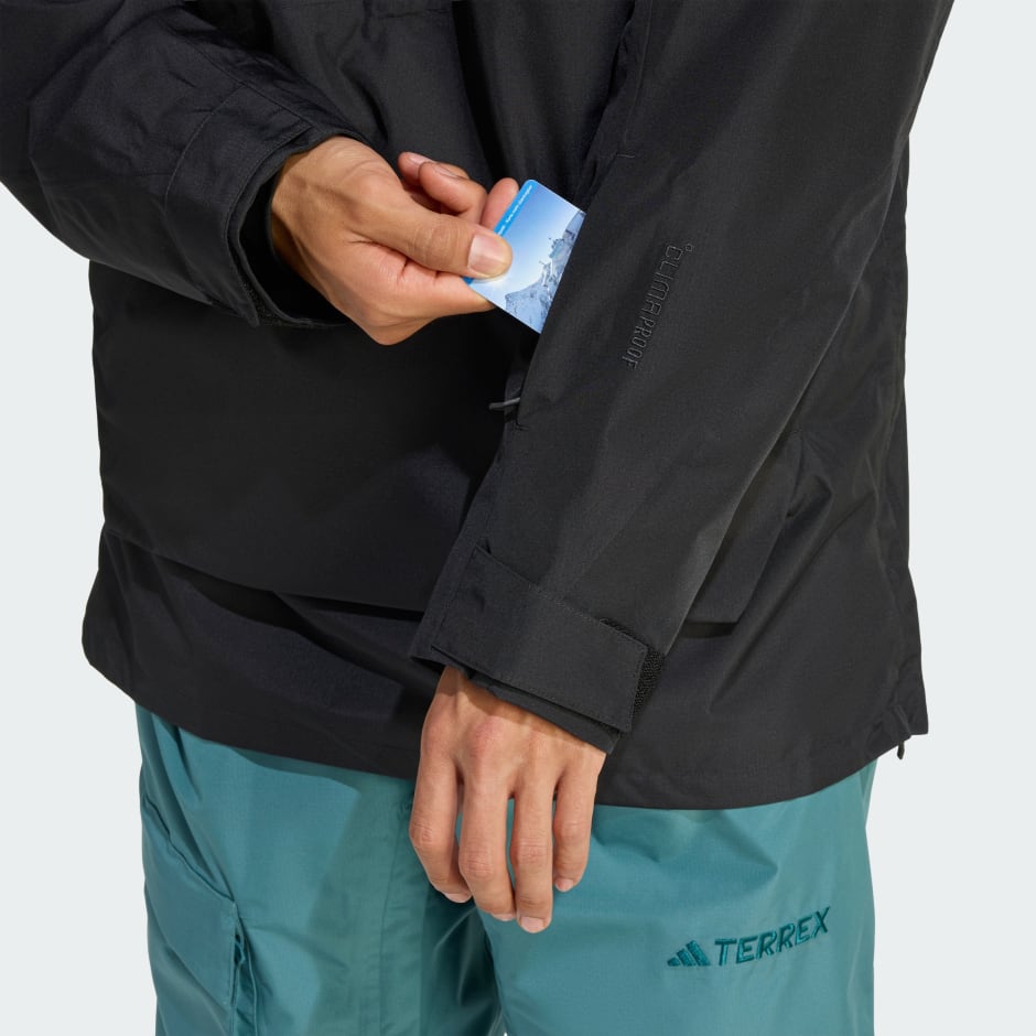 Jachetă anorak Terrex Xploric cu două straturi CLIMAPROOF