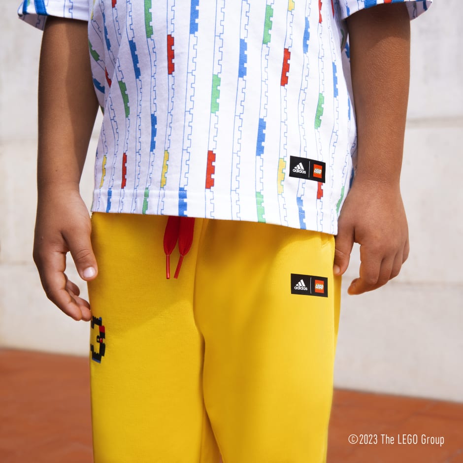 Kids Clothing - adidas x Classic LEGO® Pants - Yellow | adidas Saudi Arabia