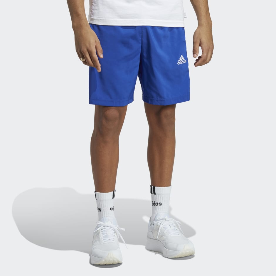 Volcánico baloncesto Parpadeo adidas AEROREADY Essentials Chelsea 3-Stripes Shorts - Blue | adidas SA