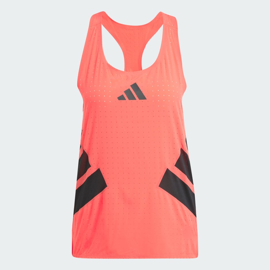 CLOTHING - Adizero Road to Records Singlet - Red | adidas Oman