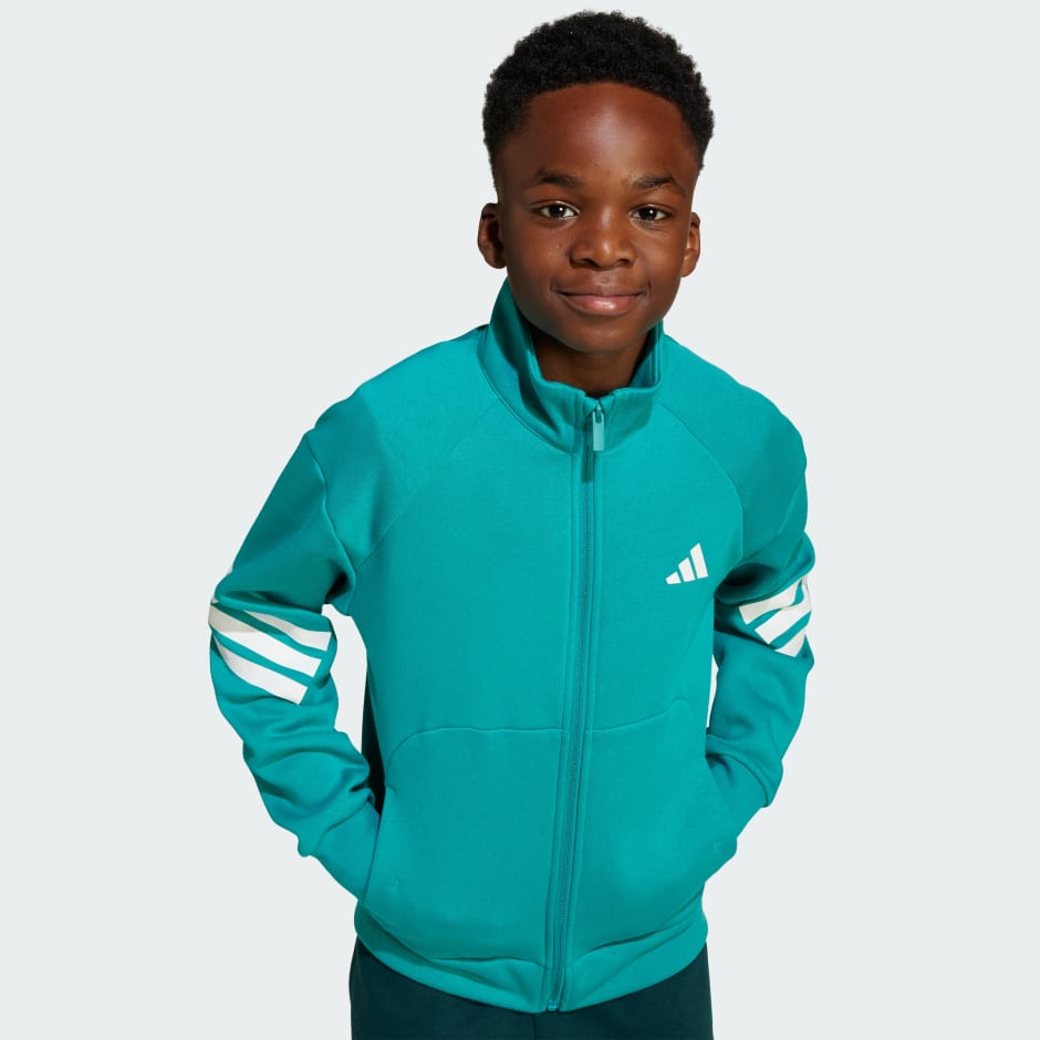 Future Icons 3-Stripes Half-Zip Tracksuit Kids