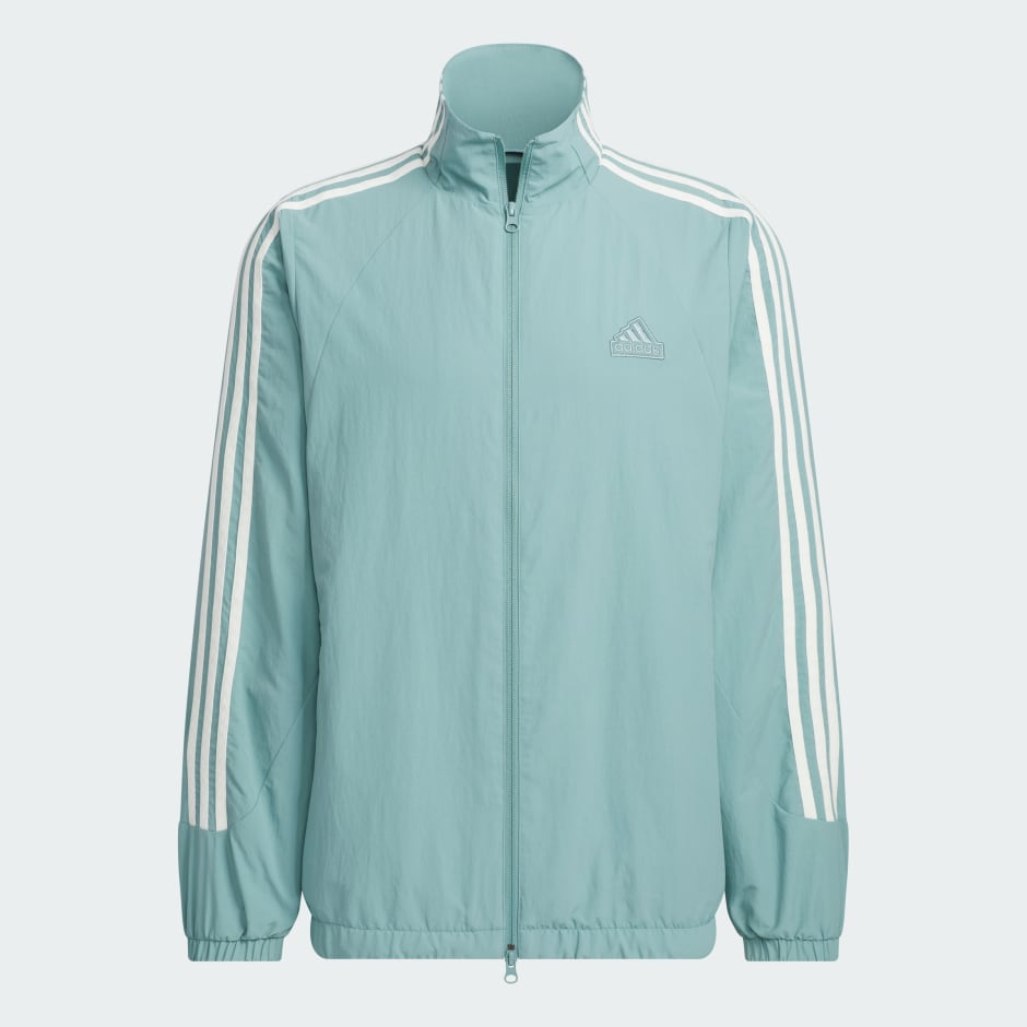 3-Stripes Woven Track Top (Gender Neutral) - Green | adidas