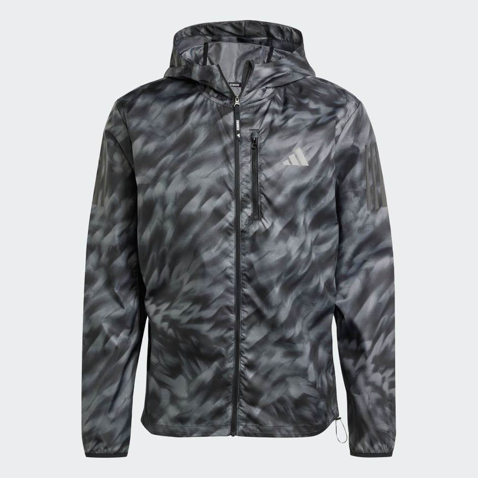 Own The Run Allover Print Jacket