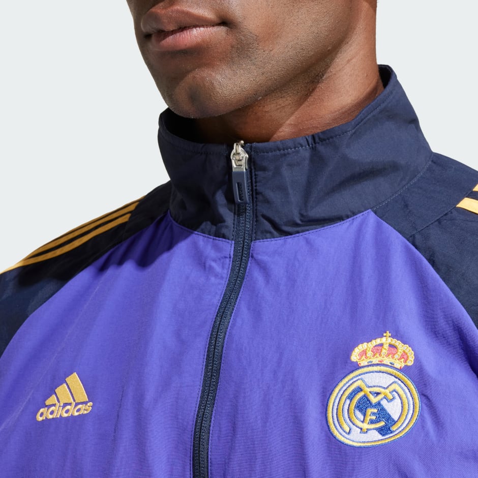 Purple and gold adidas hot sale jacket