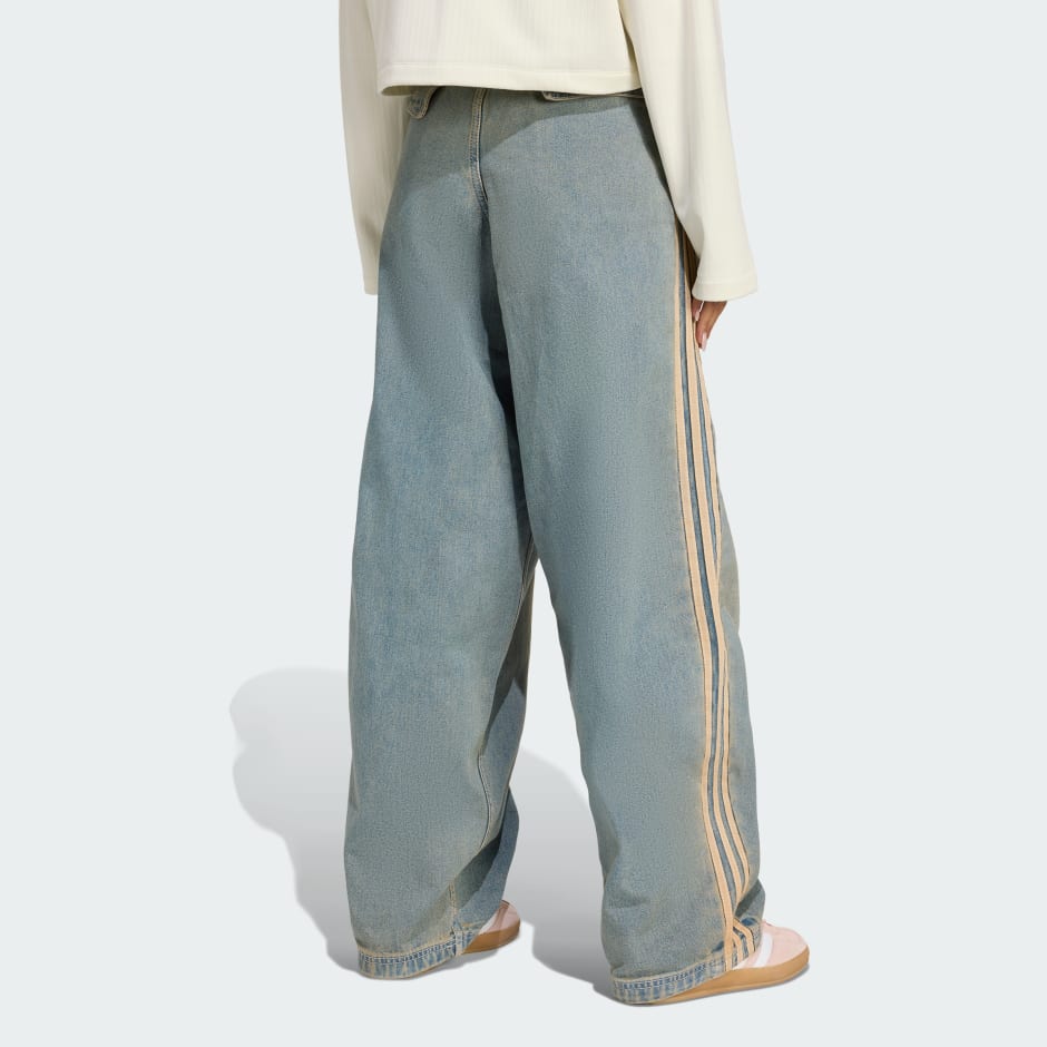 CLOTHING - Premium Essentials Denim Pant - Blue | adidas Oman