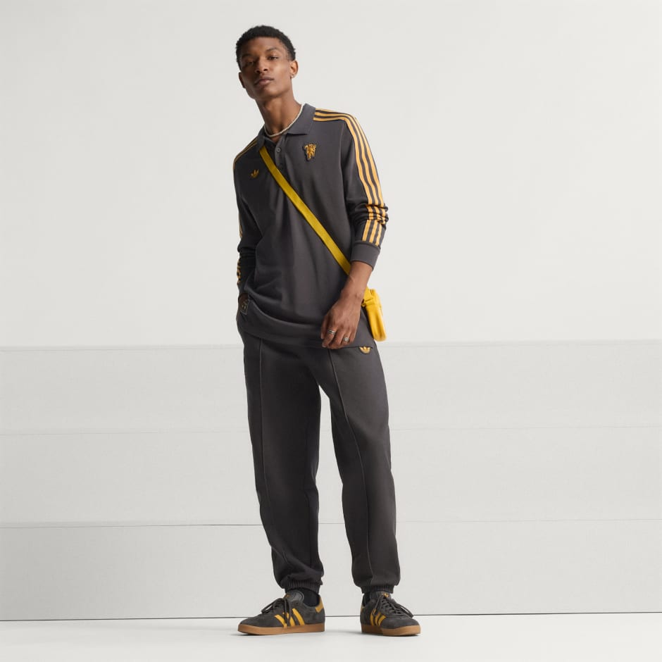 Manchester United Terrace Icons Long Sleeve Polo Shirt