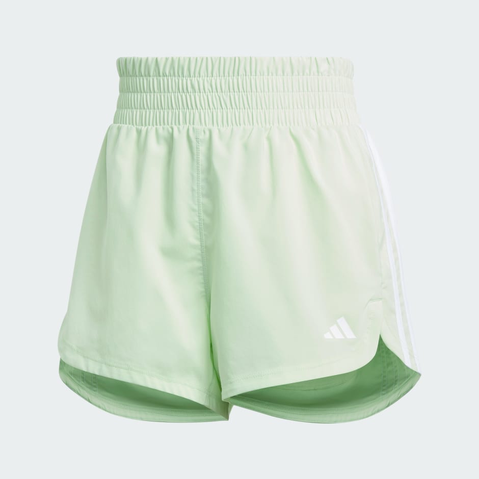 Pacer Training 3-Stripes Woven High-Rise Shorts