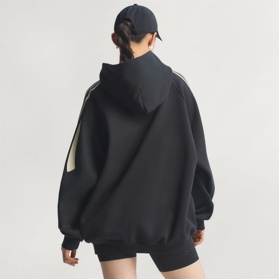 adidas 籃球三間絨毛有帽衫 (中性)