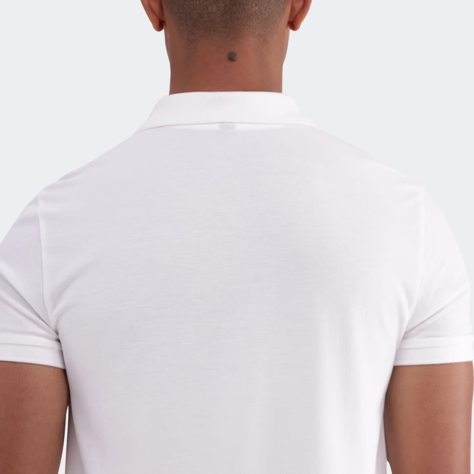 Essentials Small Logo Piqu&eacute; Polo Shirt