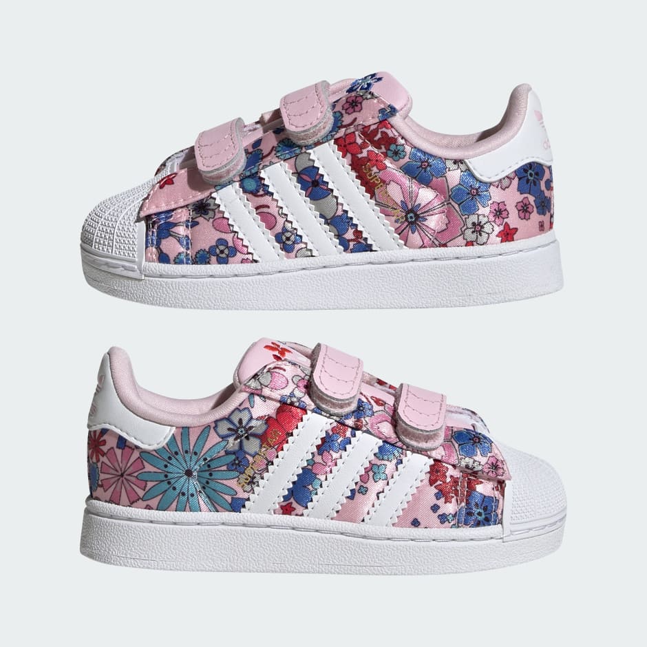 ADIDAS LIBERTY LONDON SUPERSTAR II COMFORT CLOSURE SHOES
