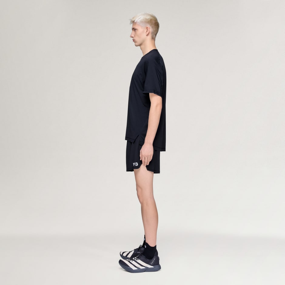 TRICOU Y-3 DE ALERGAT, CU M&Acirc;NECĂ SCURTĂ