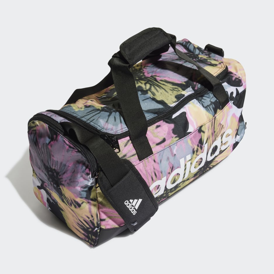 Essentials Linear Graphic Small Duffel Bag image number null