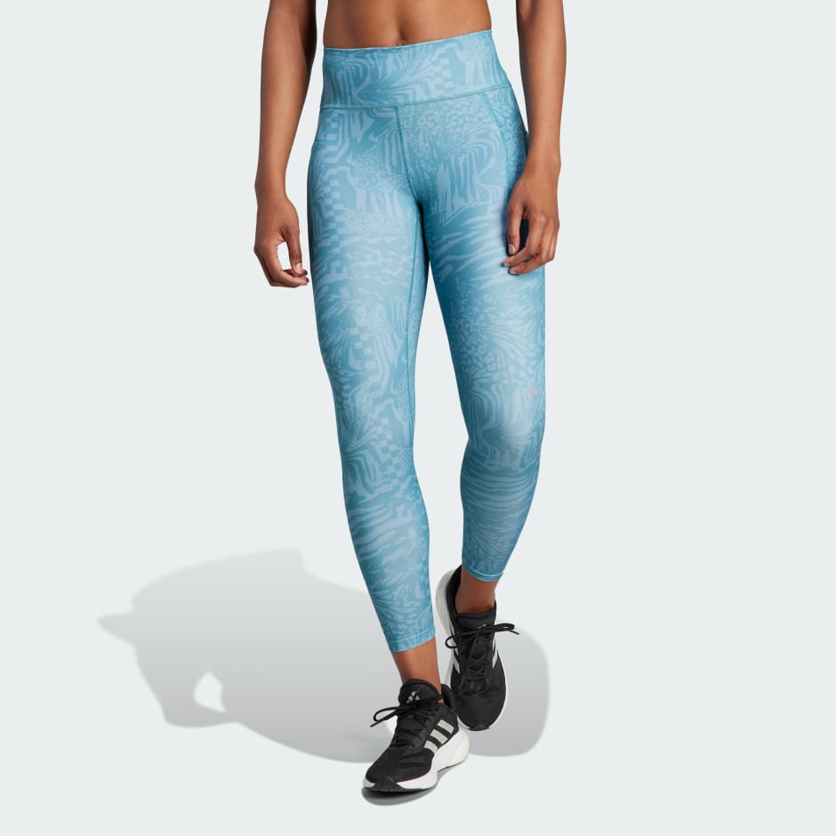 adidas Leggings 7/8 Daily Run Icons - Turquesa