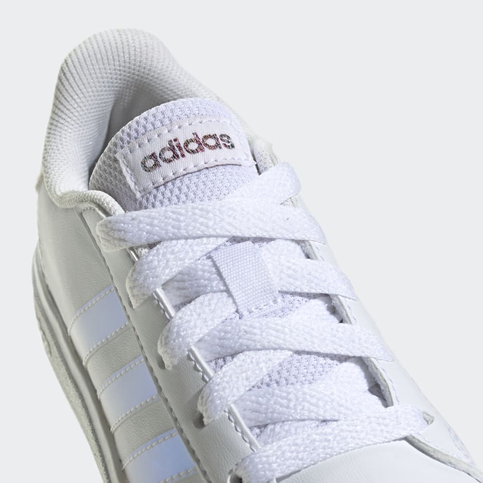 adidas Grand Lifestyle Lace Tennis Shoes - White | adidas IQ