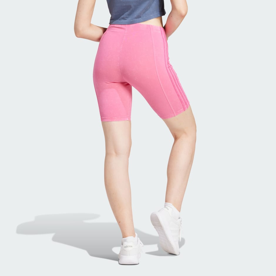 ALL SZN 3-Stripes Garment Wash Bike Shorts