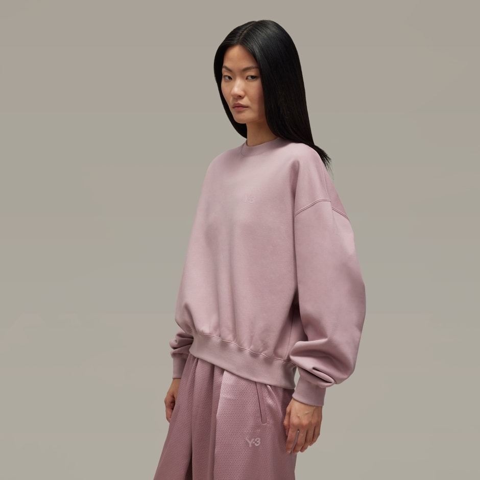 Y-3 Brushed Terry Boxy Crew Sweatshirt
