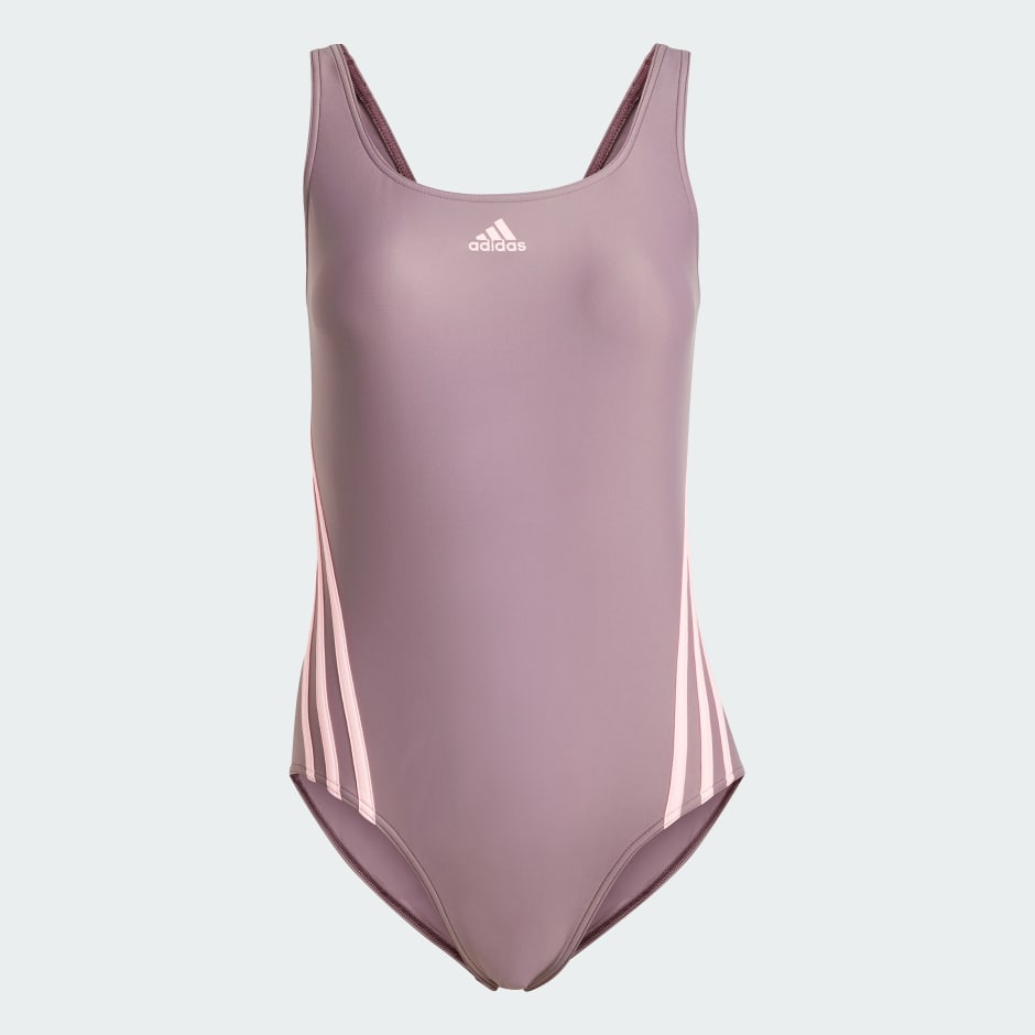 Costum de baie adidas cu 3 dungi