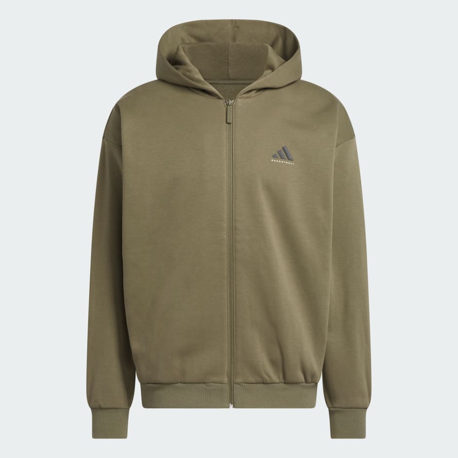 Veste &agrave; capuche zip int&eacute;gral adidas Basketball (Non genr&eacute;e)
