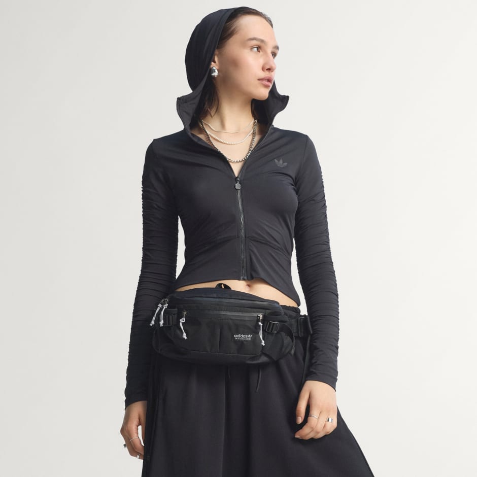 Bluză de trening cu detalii &icirc;ncrețite