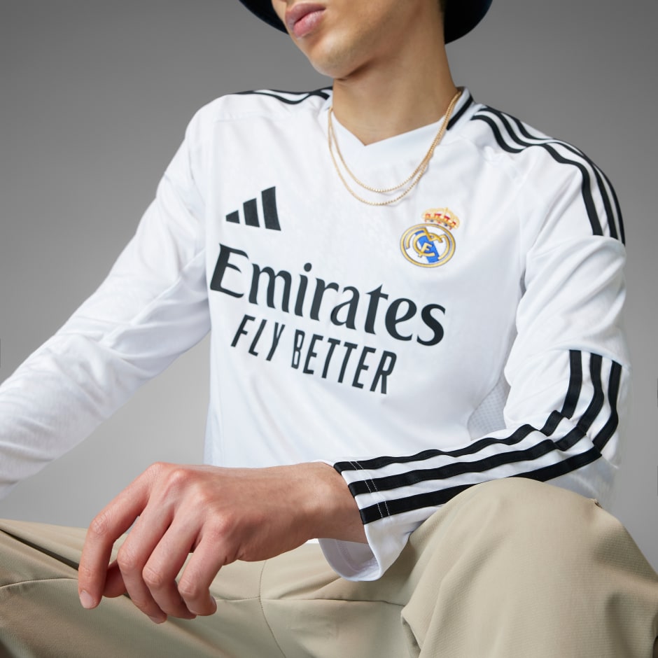 Real Madrid 24/25 Long Sleeve Home Jersey