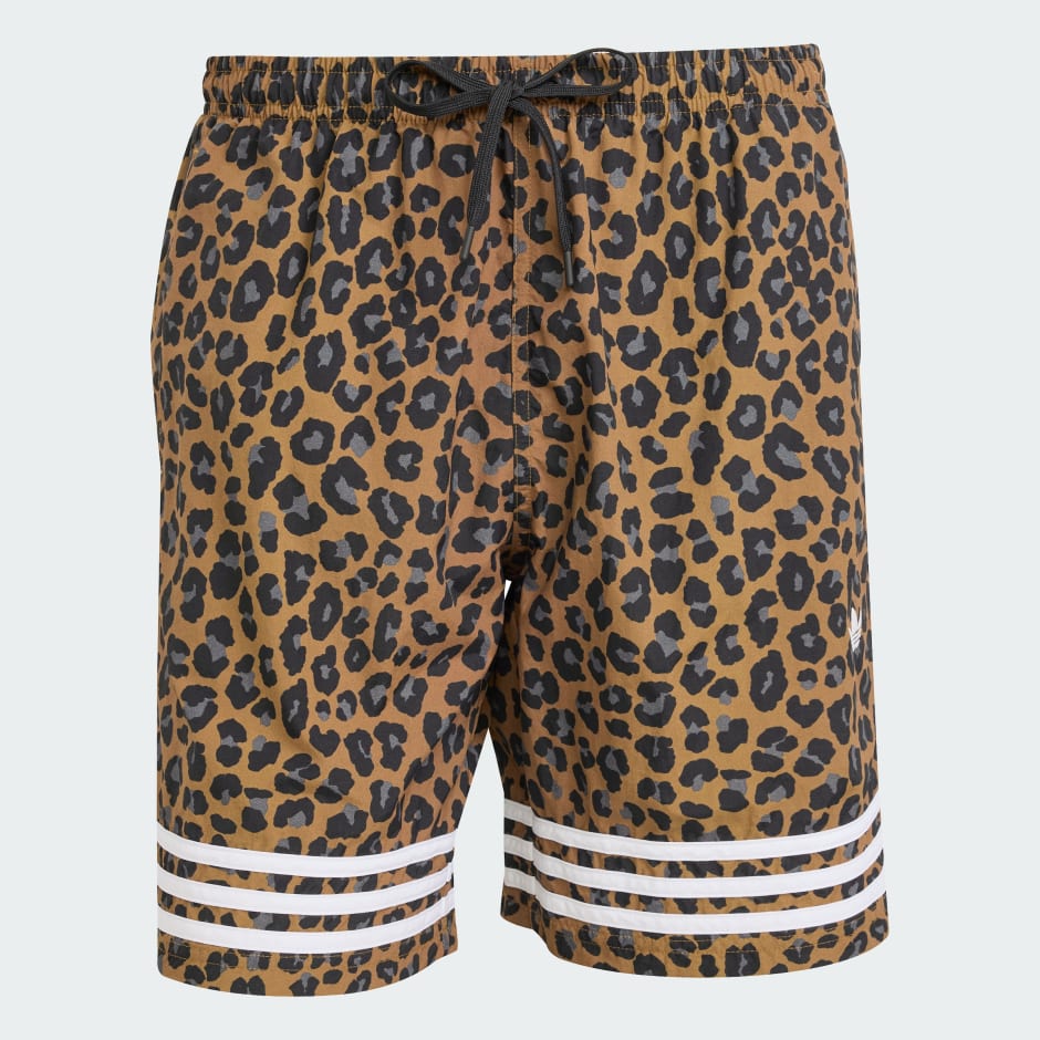 Leopard 8 Inch Swim Short