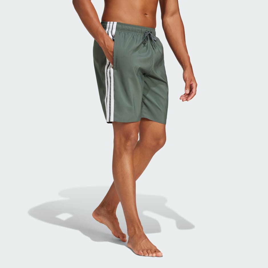 3-Stripes Swim Shorts 8-Inch