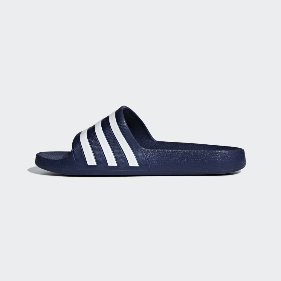 Adidas navy 2024 blue flip flops