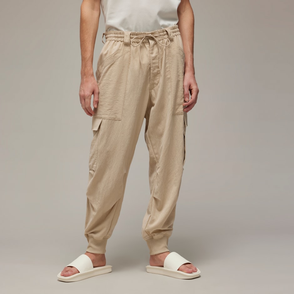 Y-3 Washed Twill Cuffed Cargo Pants