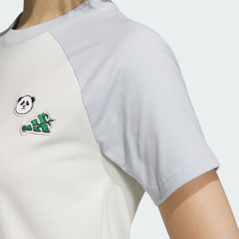 插肩袖圖案 T 裇