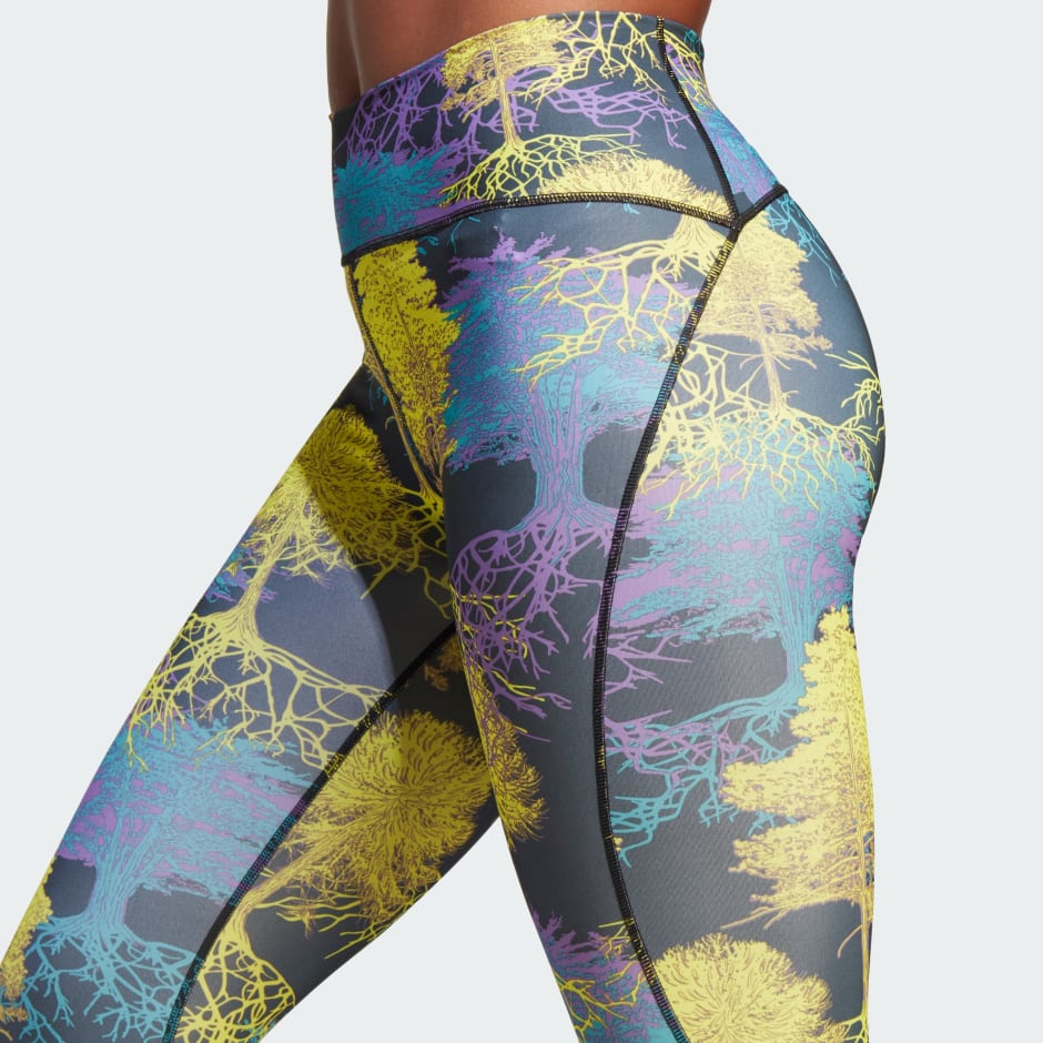 adidas by Stella McCartney TruePurpose Optime Printed 7/8 Training Leggings