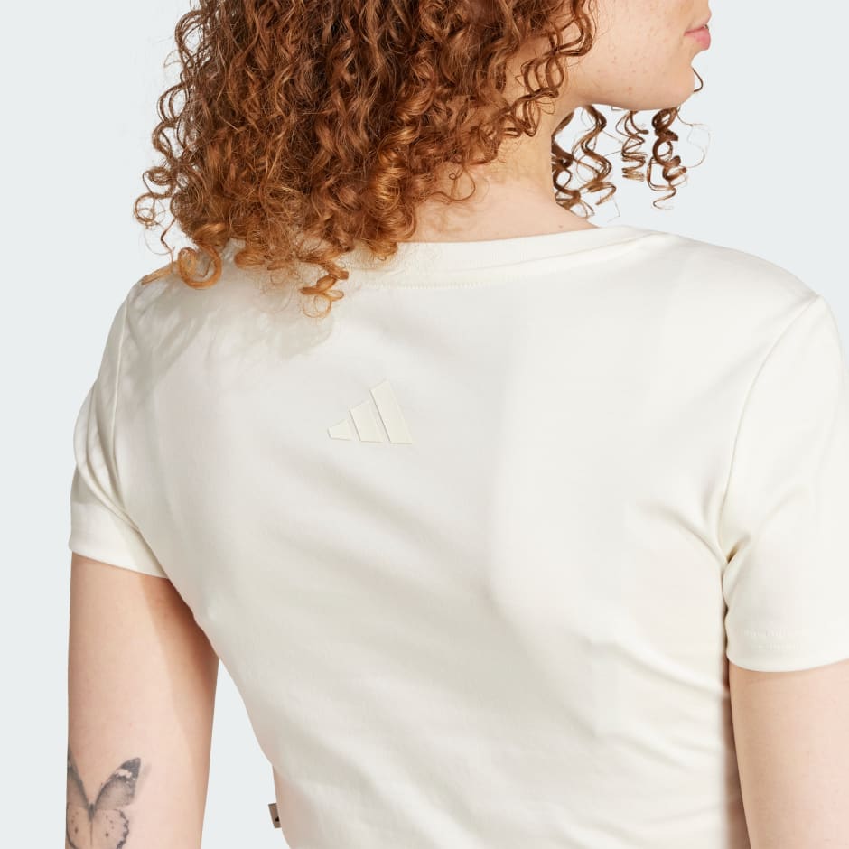 Cat Patch Cropped Graphic Tee