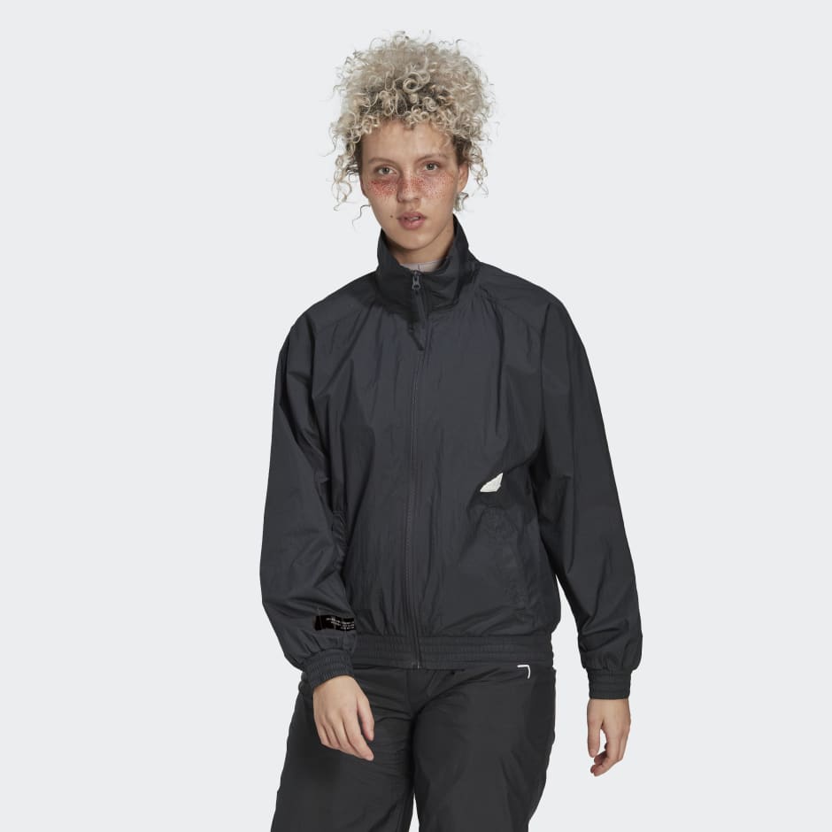 Woven Track Top