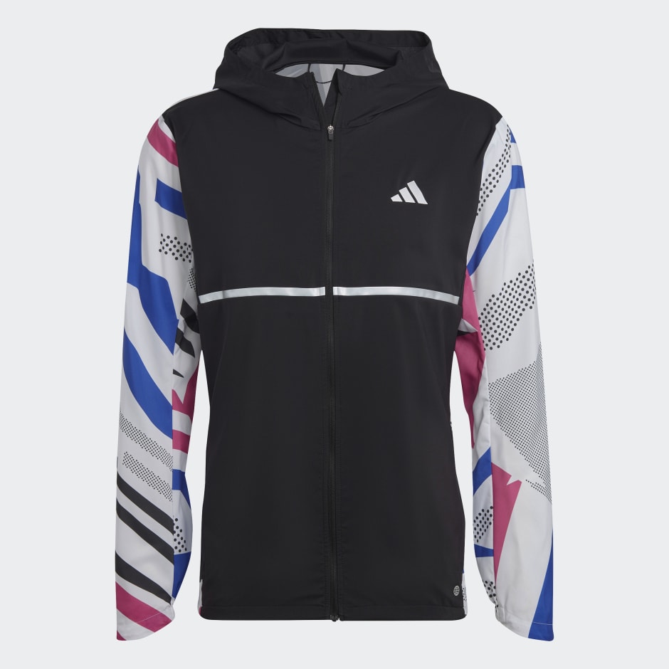 Men's Clothing - Own the Run Seasonal Jacket - Black | adidas Egypt