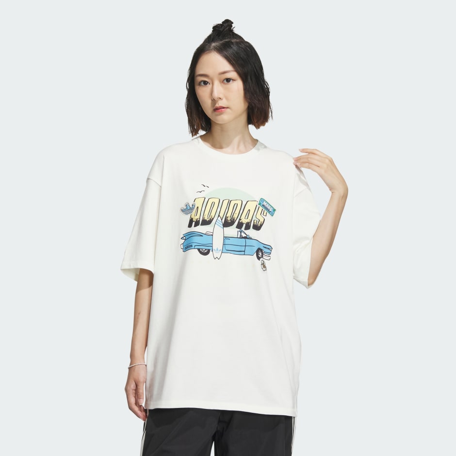 Adidas Summer Holiday Graphic Play Short Sleeve Tee