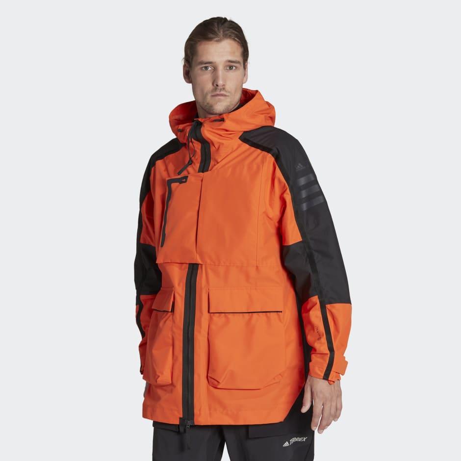 Clothing - TERREX XPLORIC RAIN.RDY CITY JACKET - Orange | adidas South ...