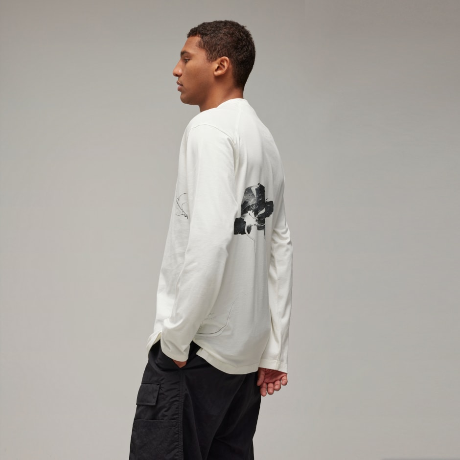 Y-3 Graphic Long Sleeve Tee